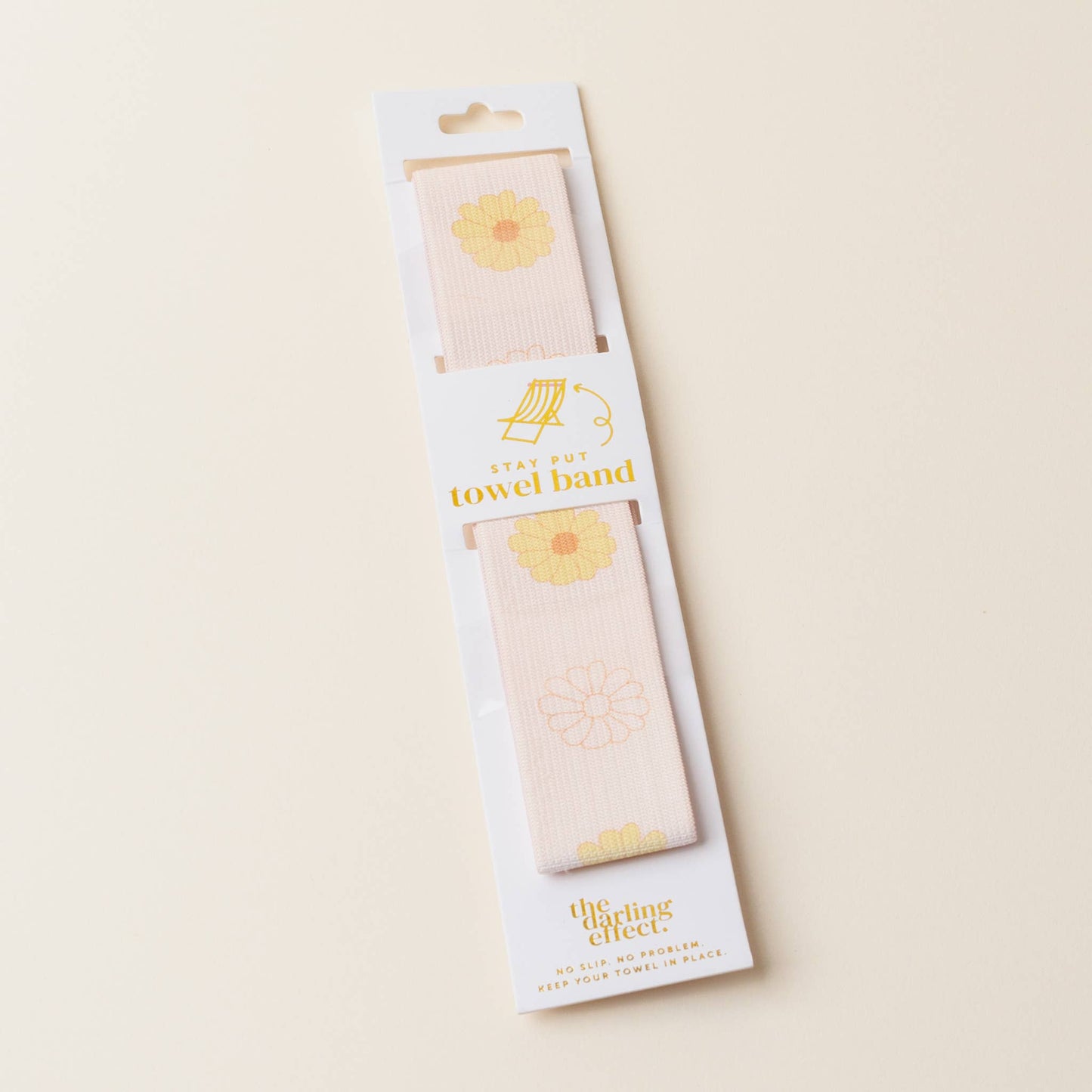 Stay-Put Towel Band | Darling Daisy Peach