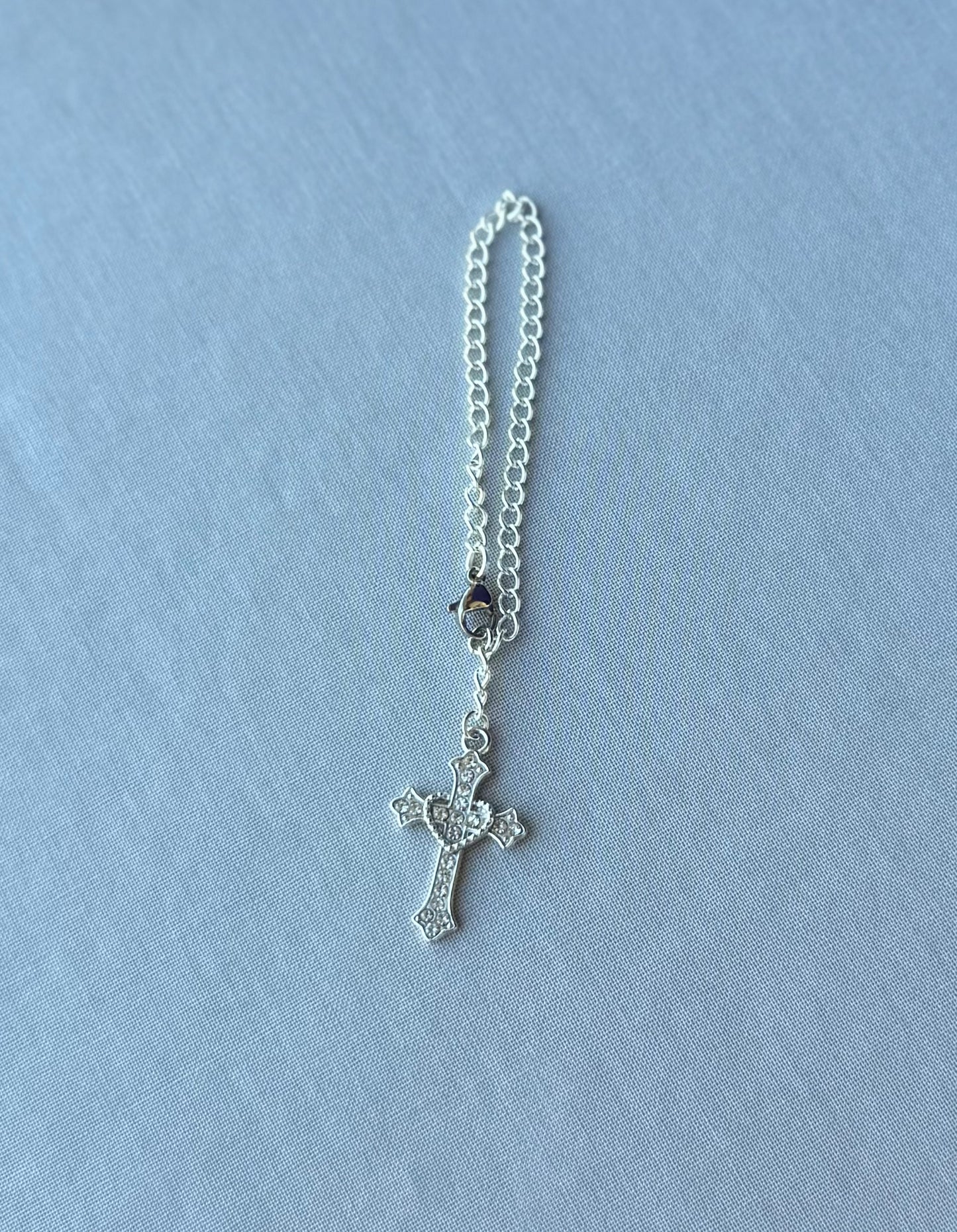 Steering Wheel Rosary Charm