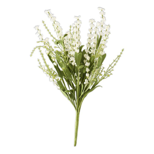 White Lavender Bush w/ Eva Foliage | 19"