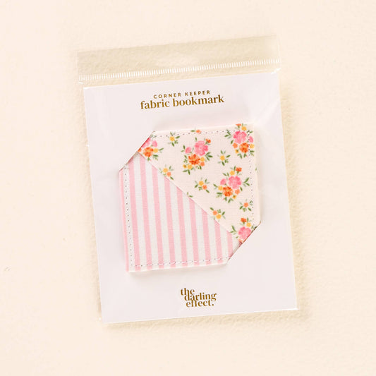 Corner Keeper Fabric Bookmark | Endless Daydream Cream