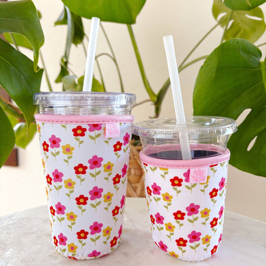 Coffee Cup Cover | Mod Floral LARGE