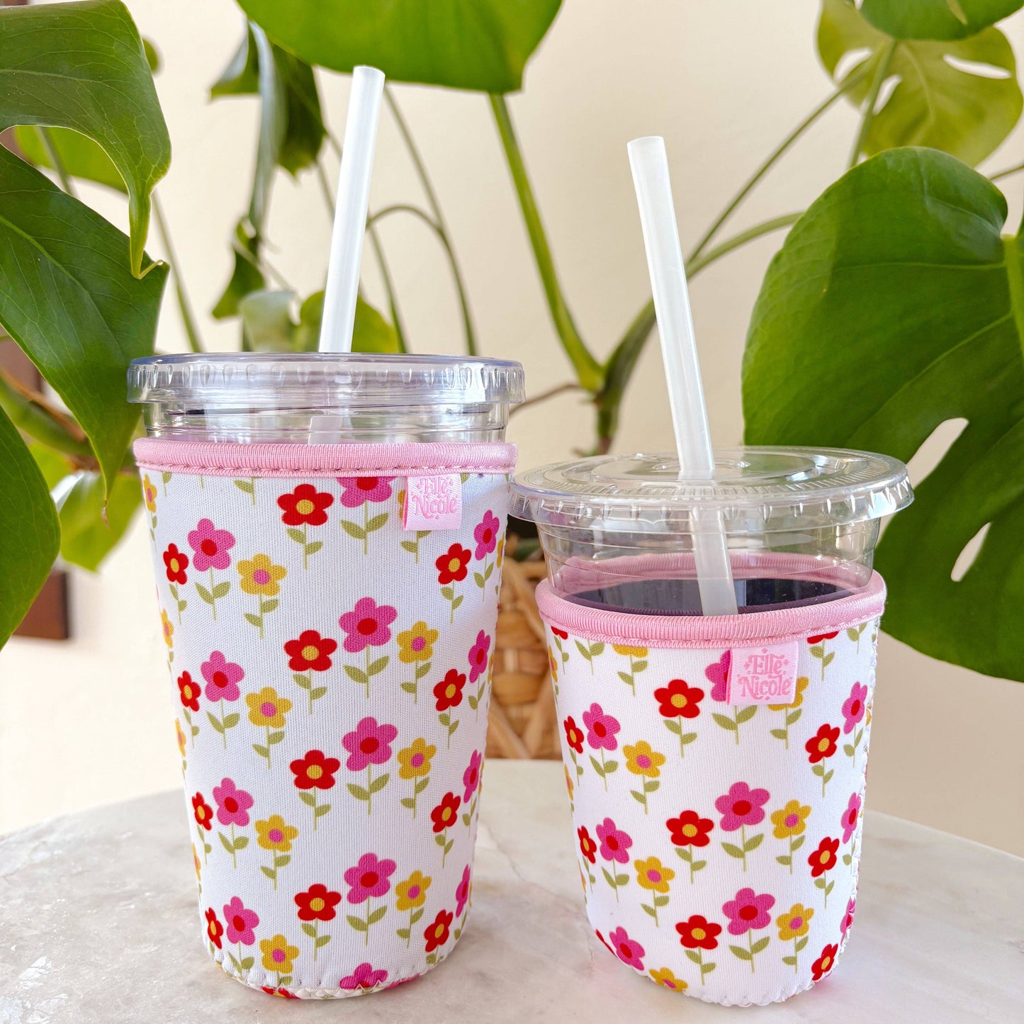 Coffee Cup Cover | Mod Floral SMALL