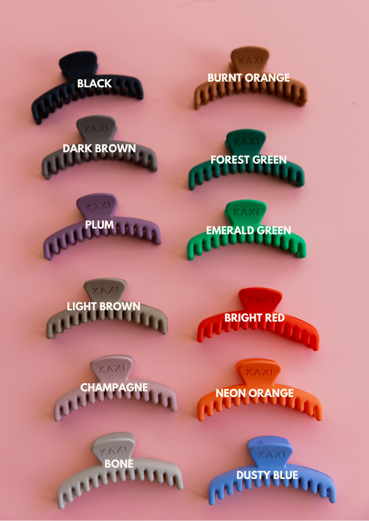 Mini Hold Everything Claw Clip | Matte Black