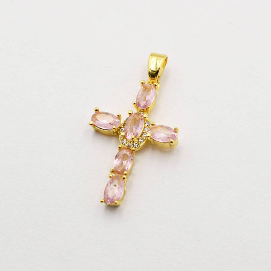 Pink Stone Cross