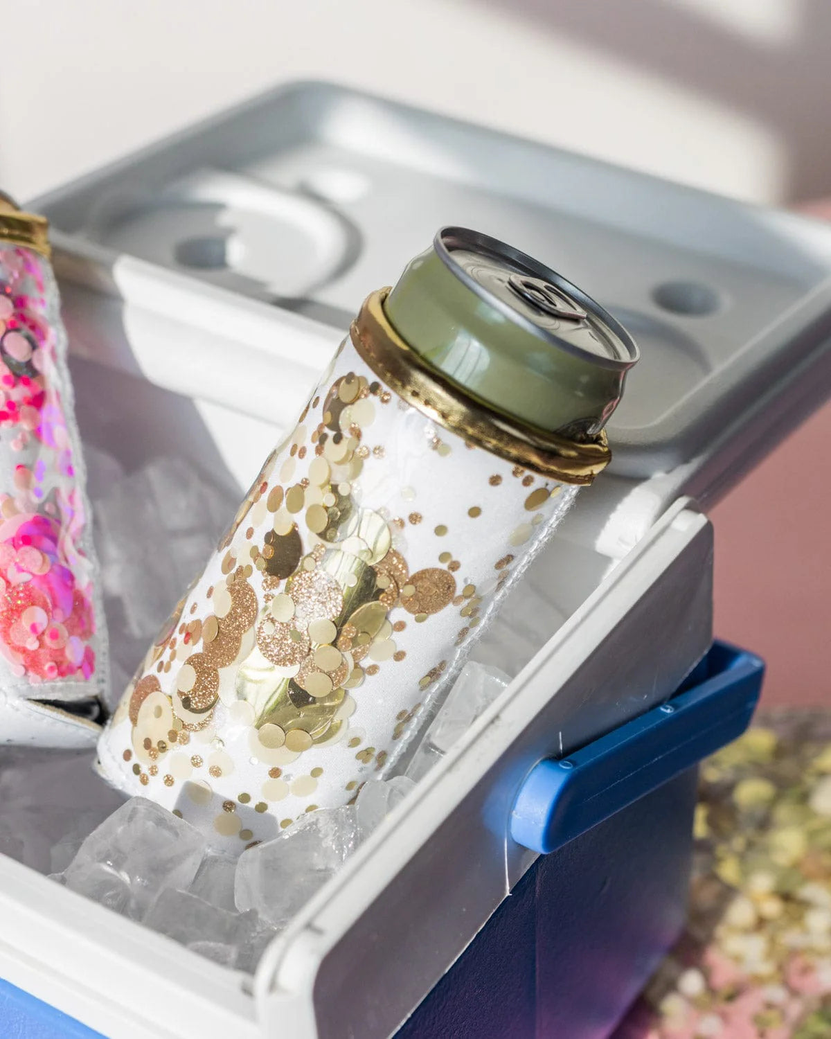 Confetti Skinny can Cooler