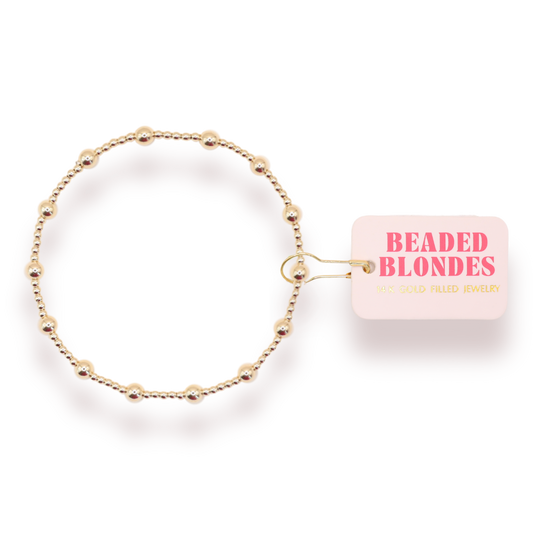 June Bracelet in Gold | Extended 7.25"