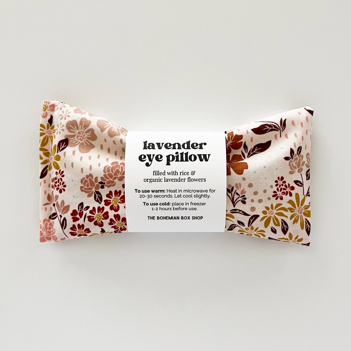 Lavender Eye Pillow | Earth Tone Florals