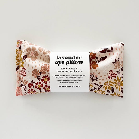 Lavender Eye Pillow | Earth Tone Florals
