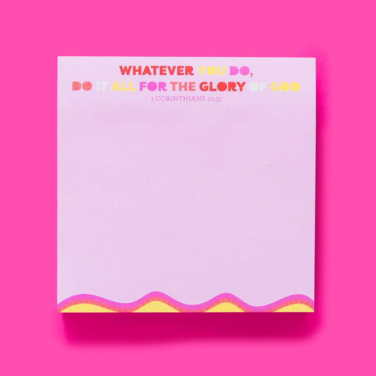 Sticky Notes Pad - Bible Verse