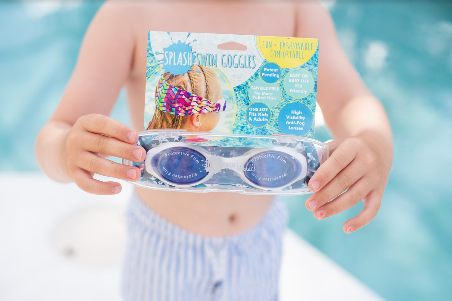 Splash Place Swim Goggles | 'Merica