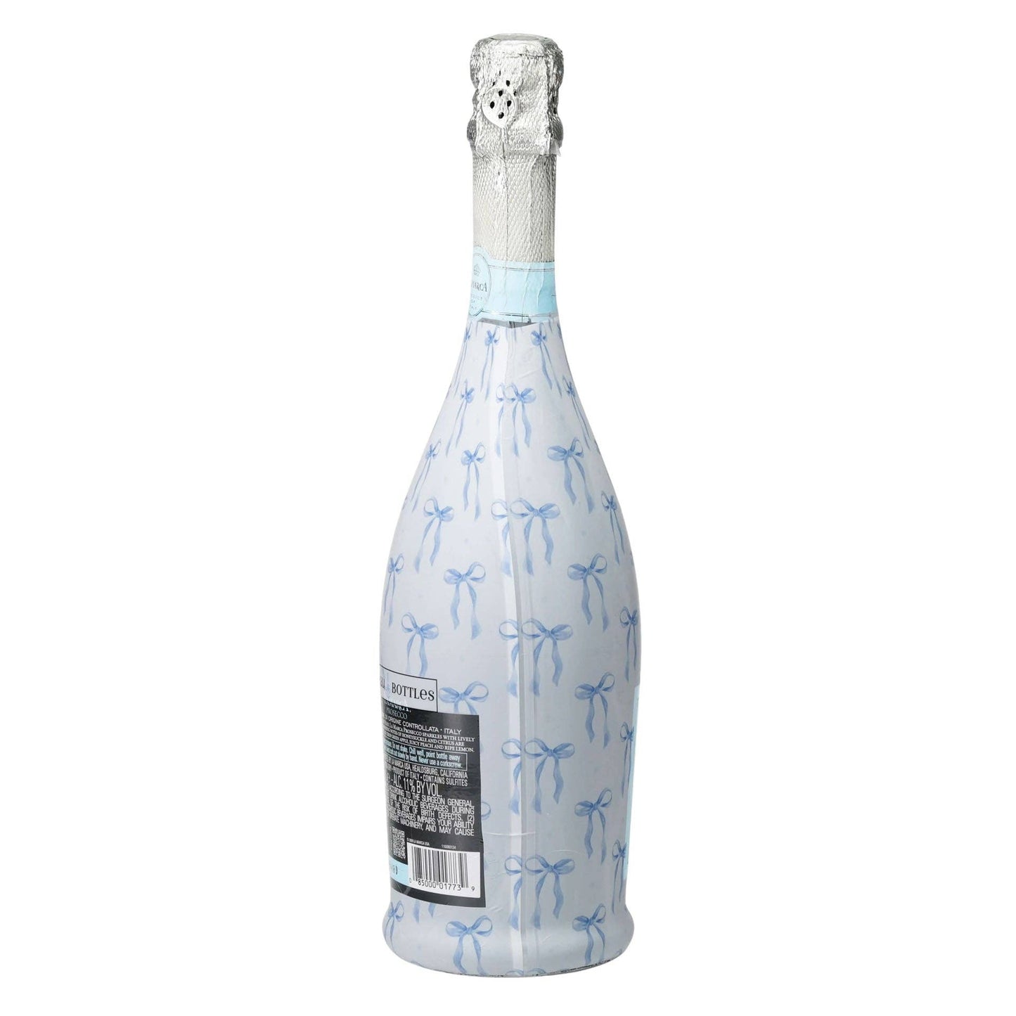 Beau Bottles Wrap | Grand-millenial Blue Bows