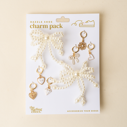 Dazzle Shoe Charm Pack | Pretty in Pearl