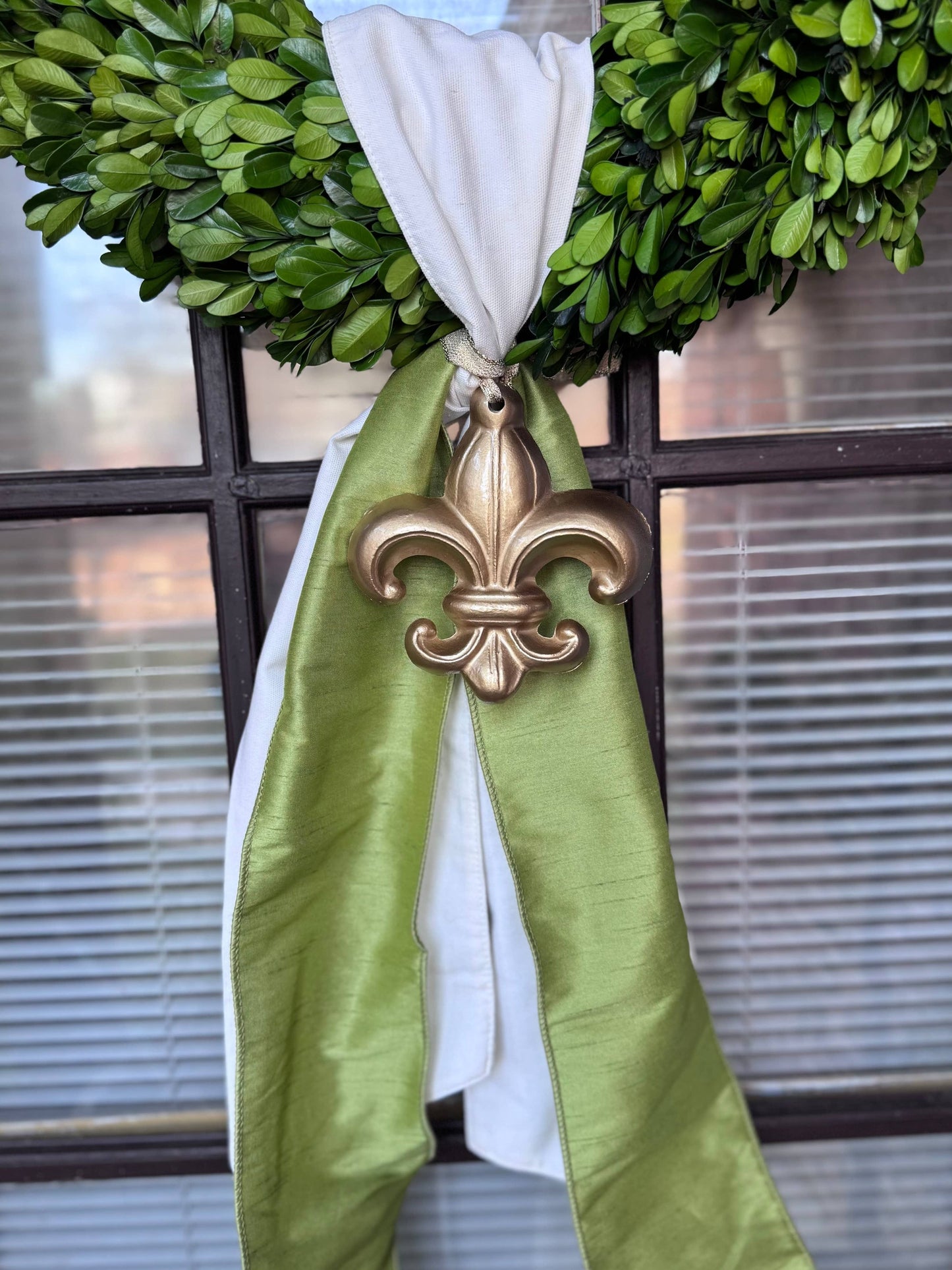 Wreath Ornament | Fleur De Lis