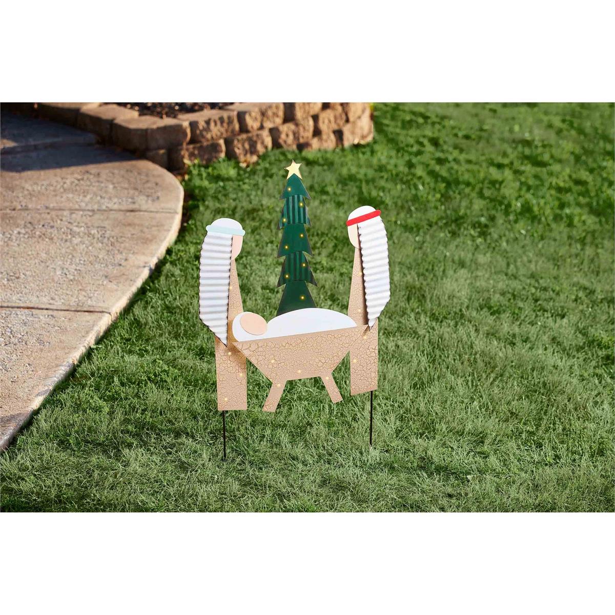 Nativity Yard Stake Set