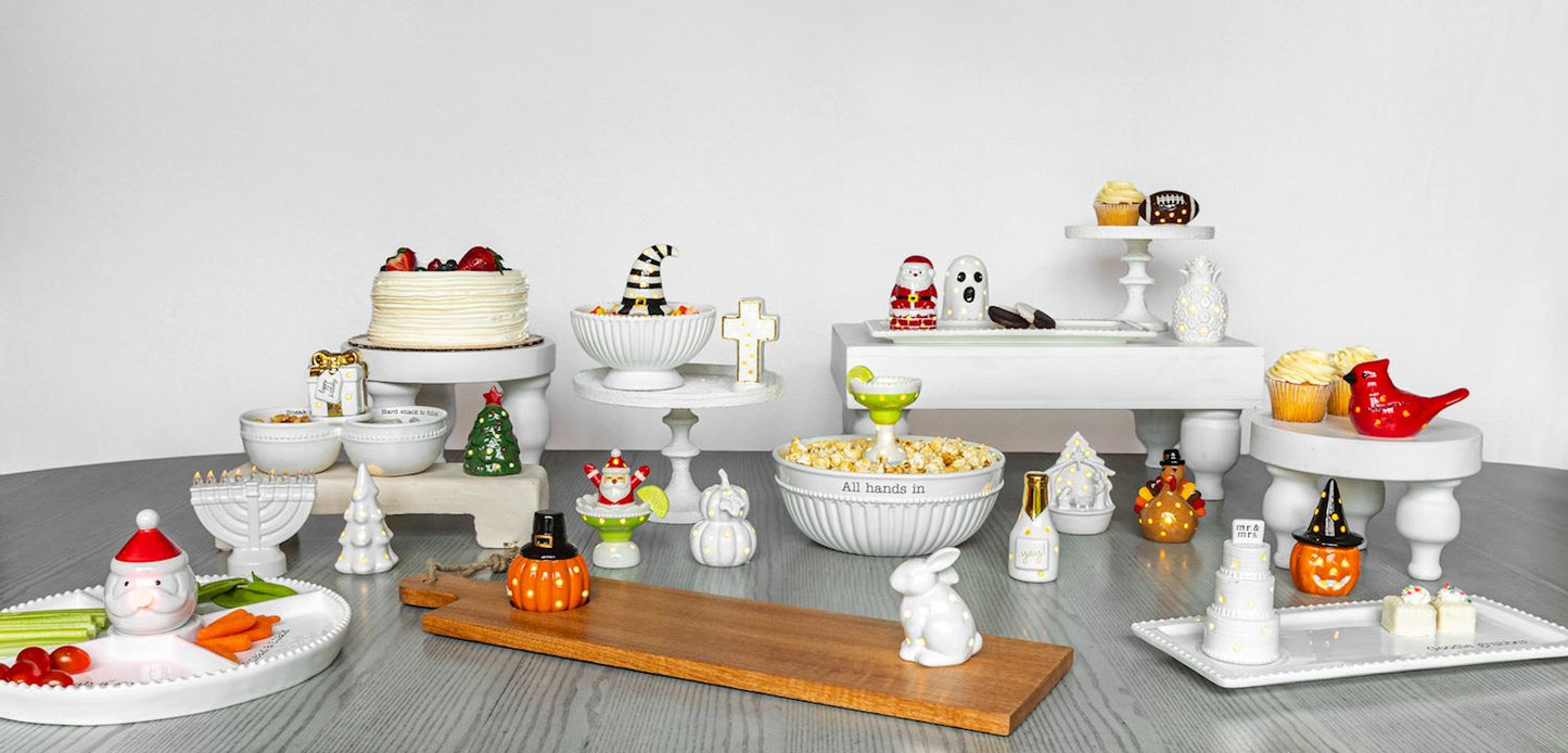 Light-Up Sitter Ceramic Tray