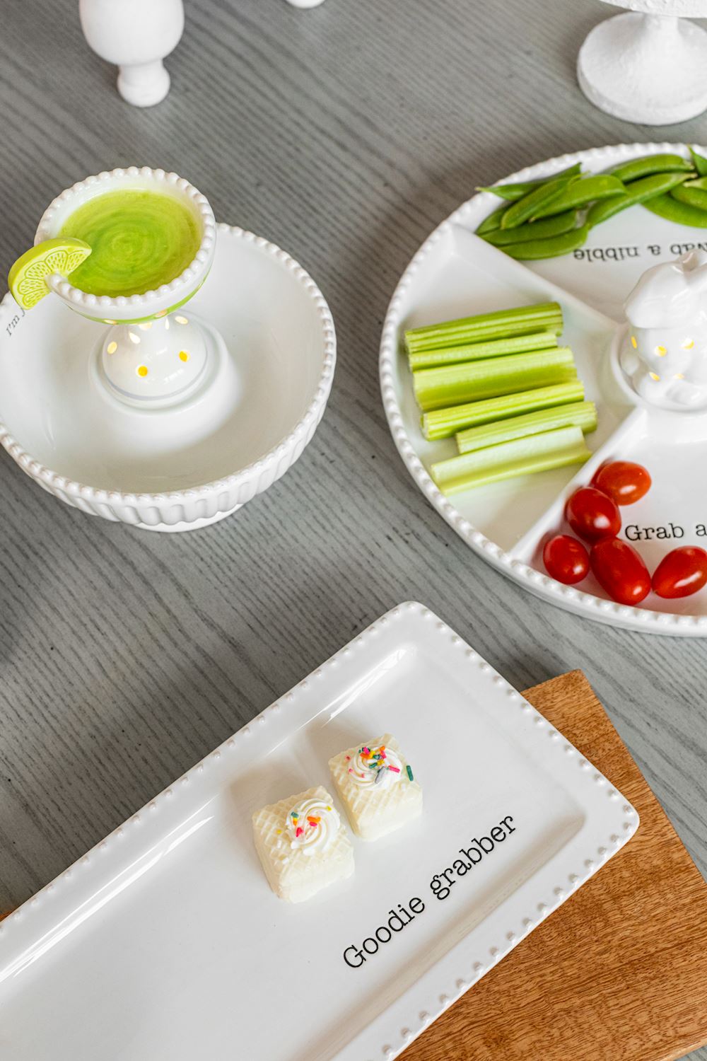 Light-Up Sitter Ceramic Tray