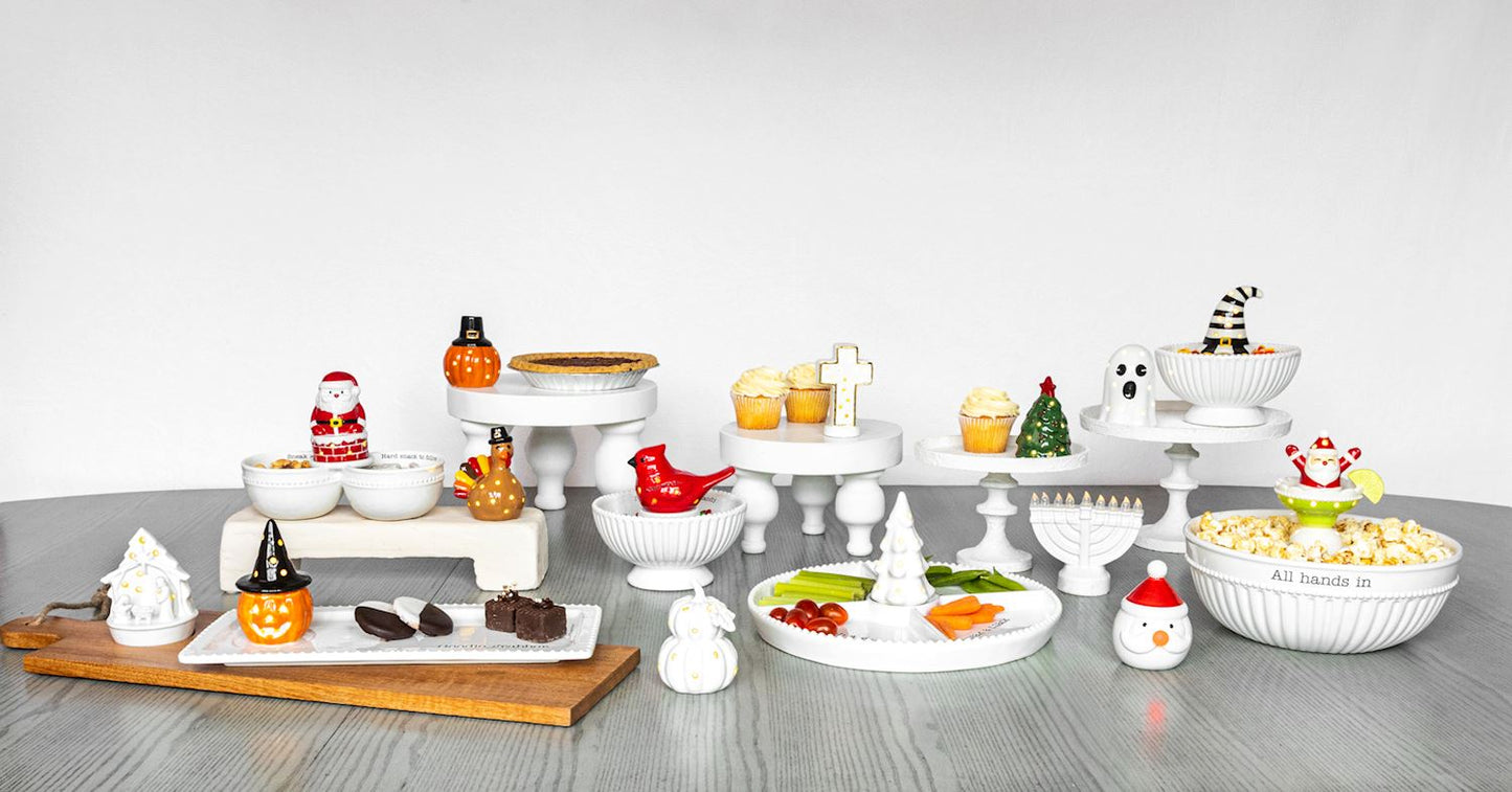 Light-Up Sitter Ceramic Tray