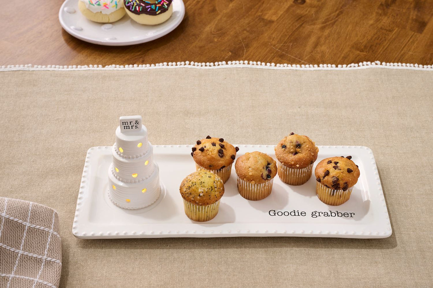 Light-Up Sitter Ceramic Tray