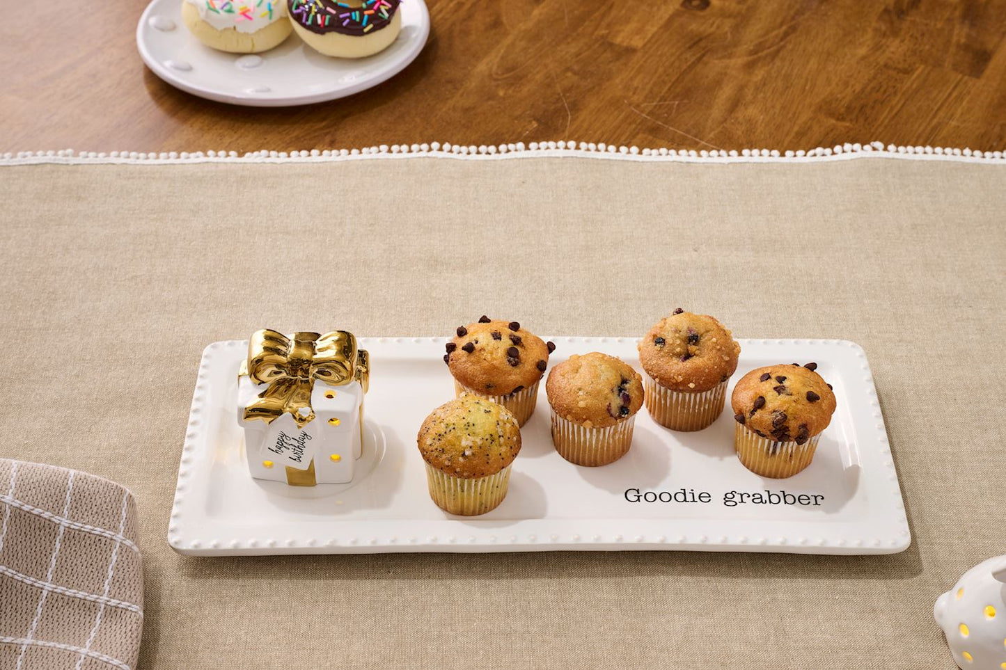 Light-Up Sitter Ceramic Tray