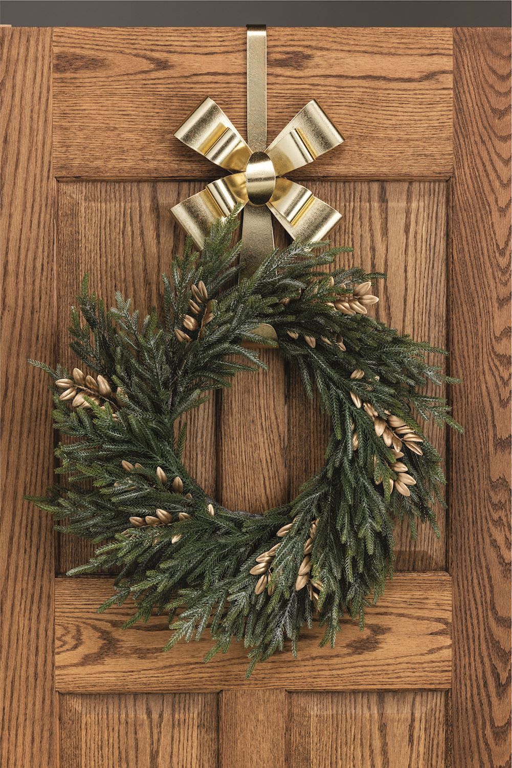 Gold Bow Wreath Hanger