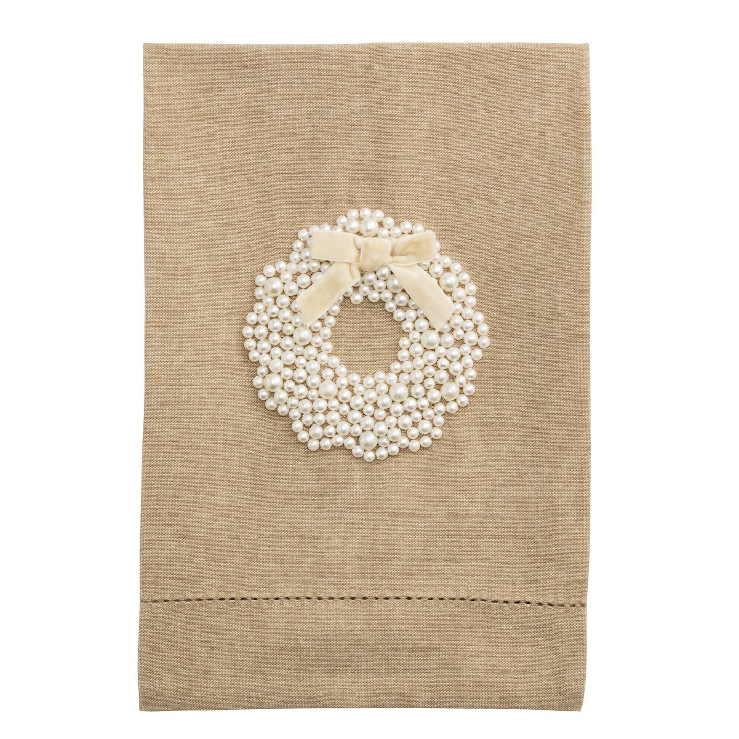 White Christmas Pearl Towel