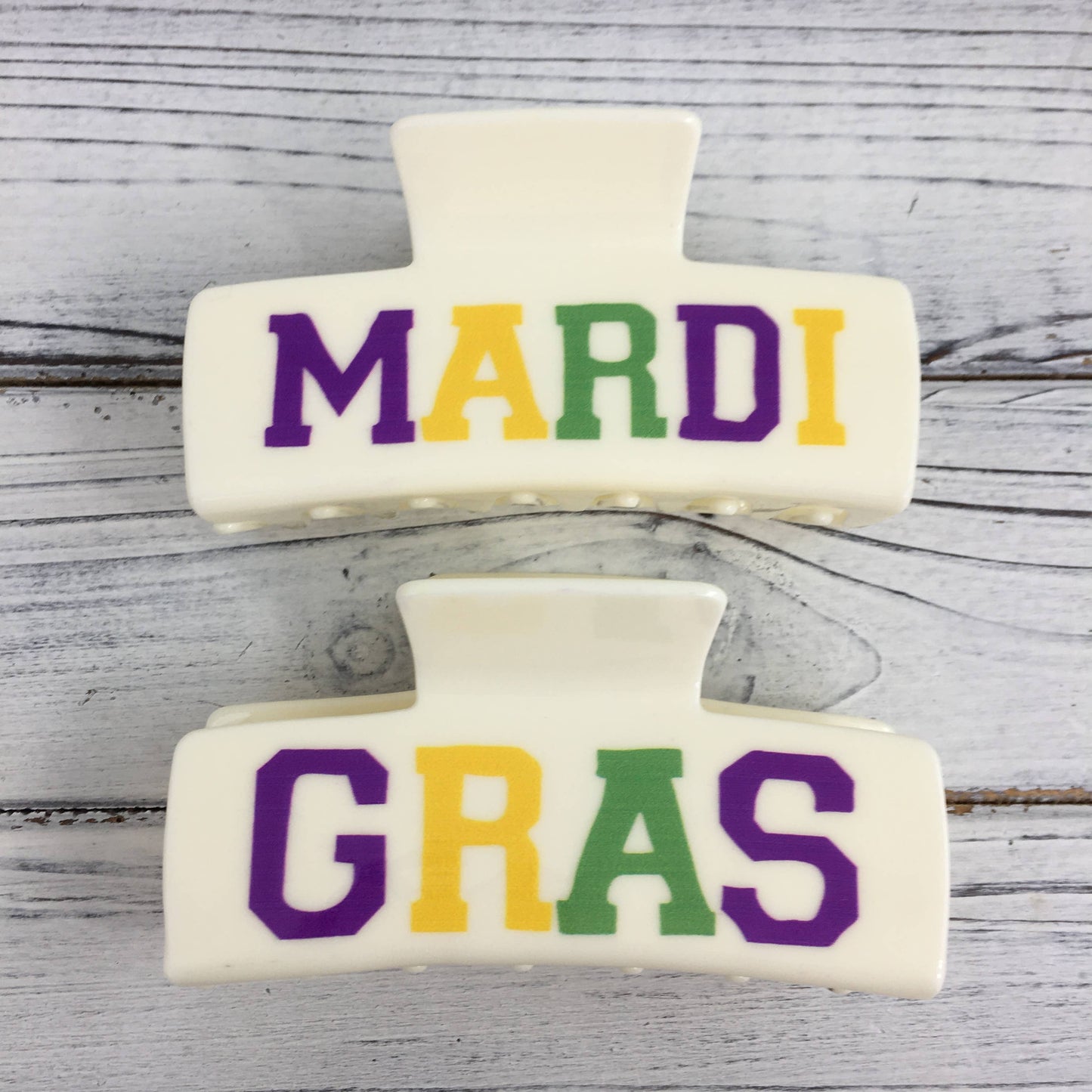 Mardi Gras Claw Clip