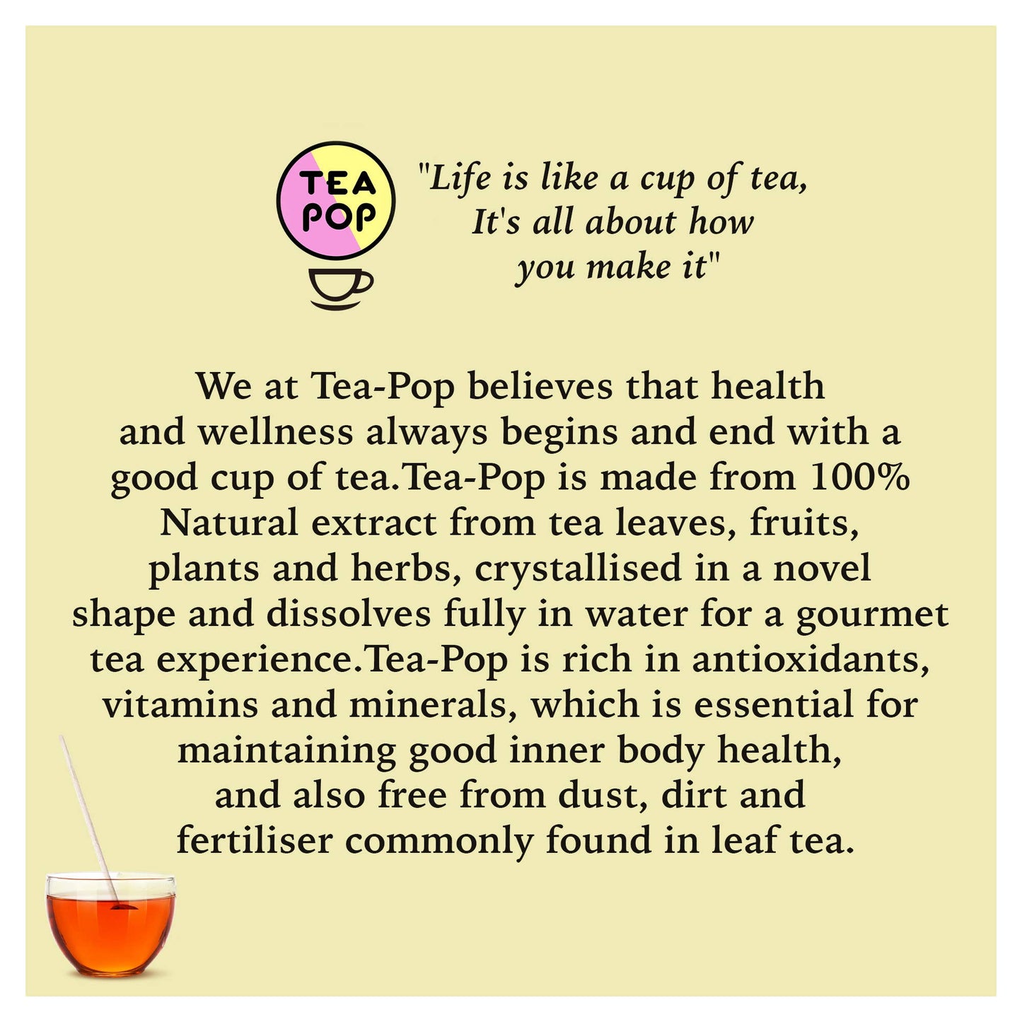 Herbal & Fruit Tea On-A-Stick!
