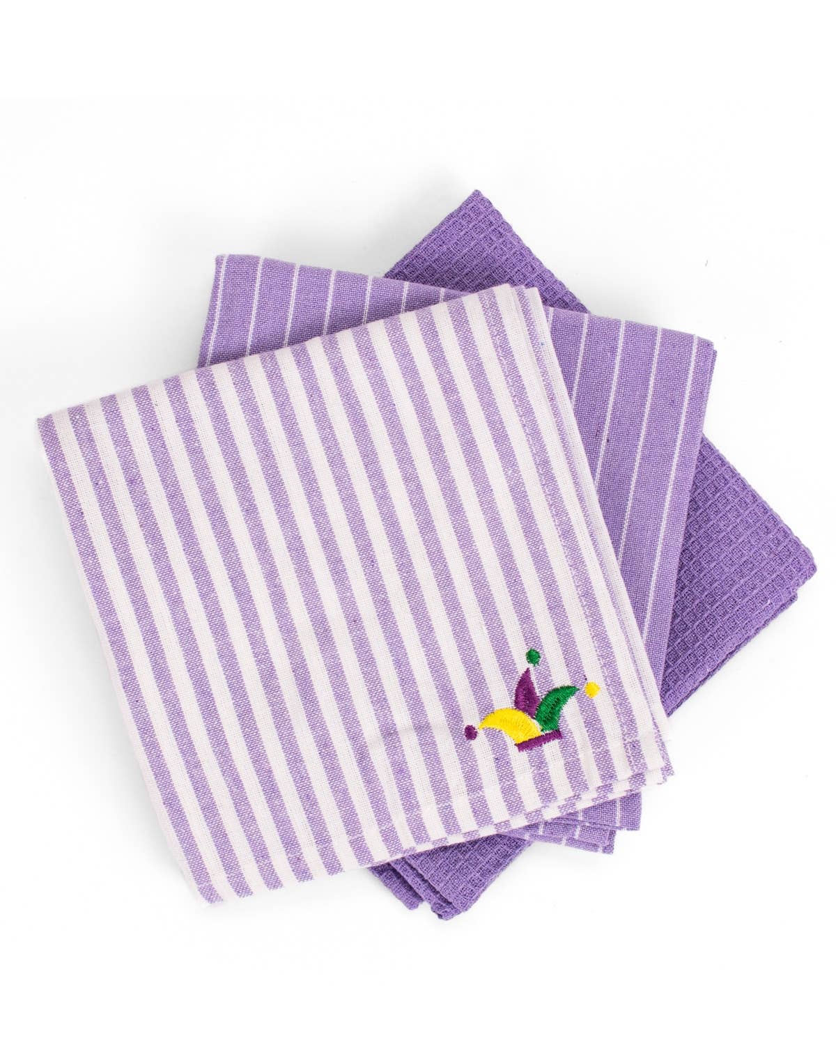 Mardi Gras Crown Hand Towels | Set of 3