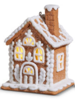 Lighted Gingerbread House Ornament