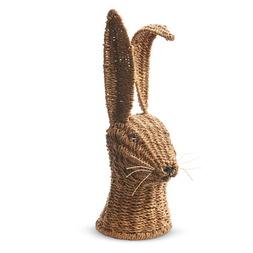 15.25" Woven Rabbit Bust