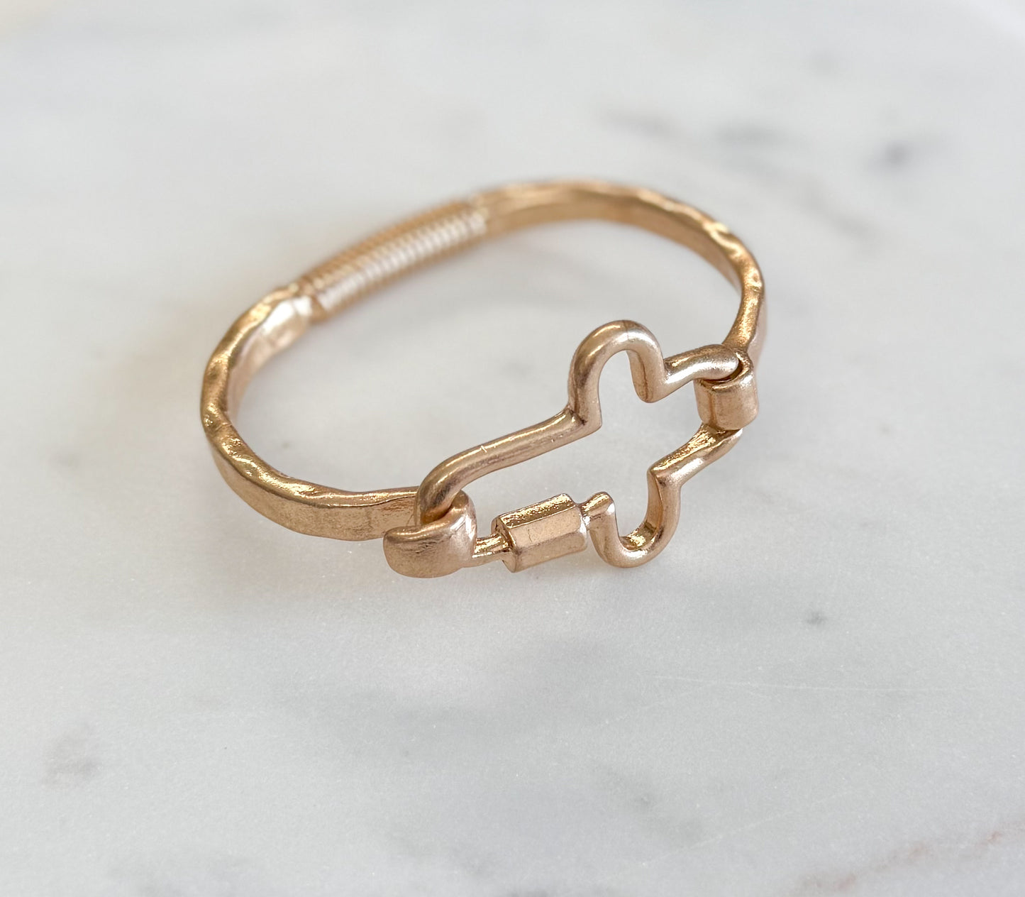 Cross Carabiner Bracelet