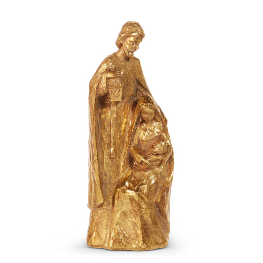 Gilded Holy Family Statue