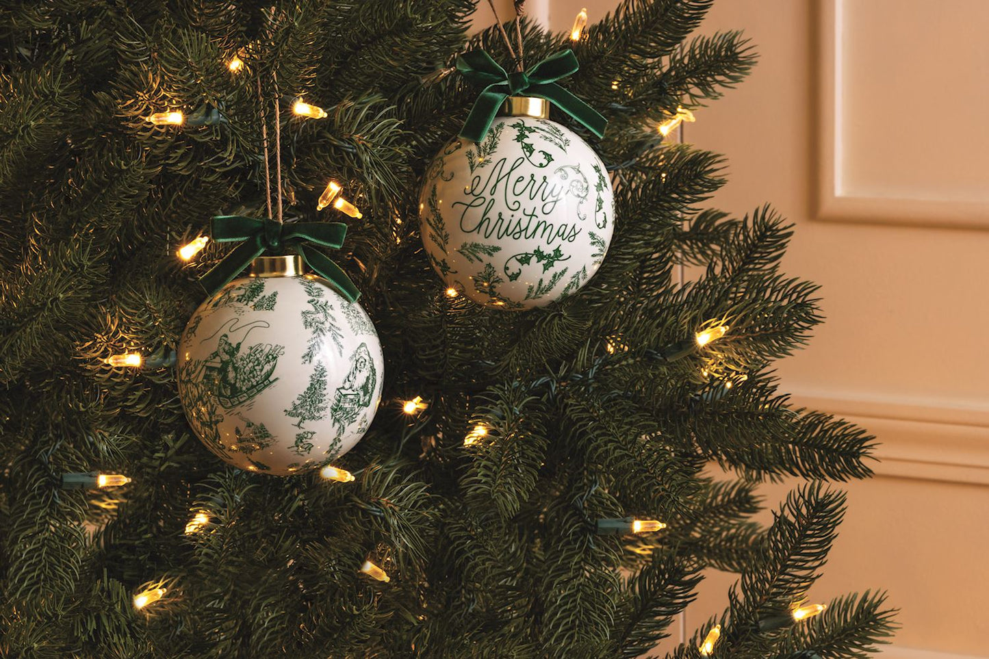 Toile Ball Ornament