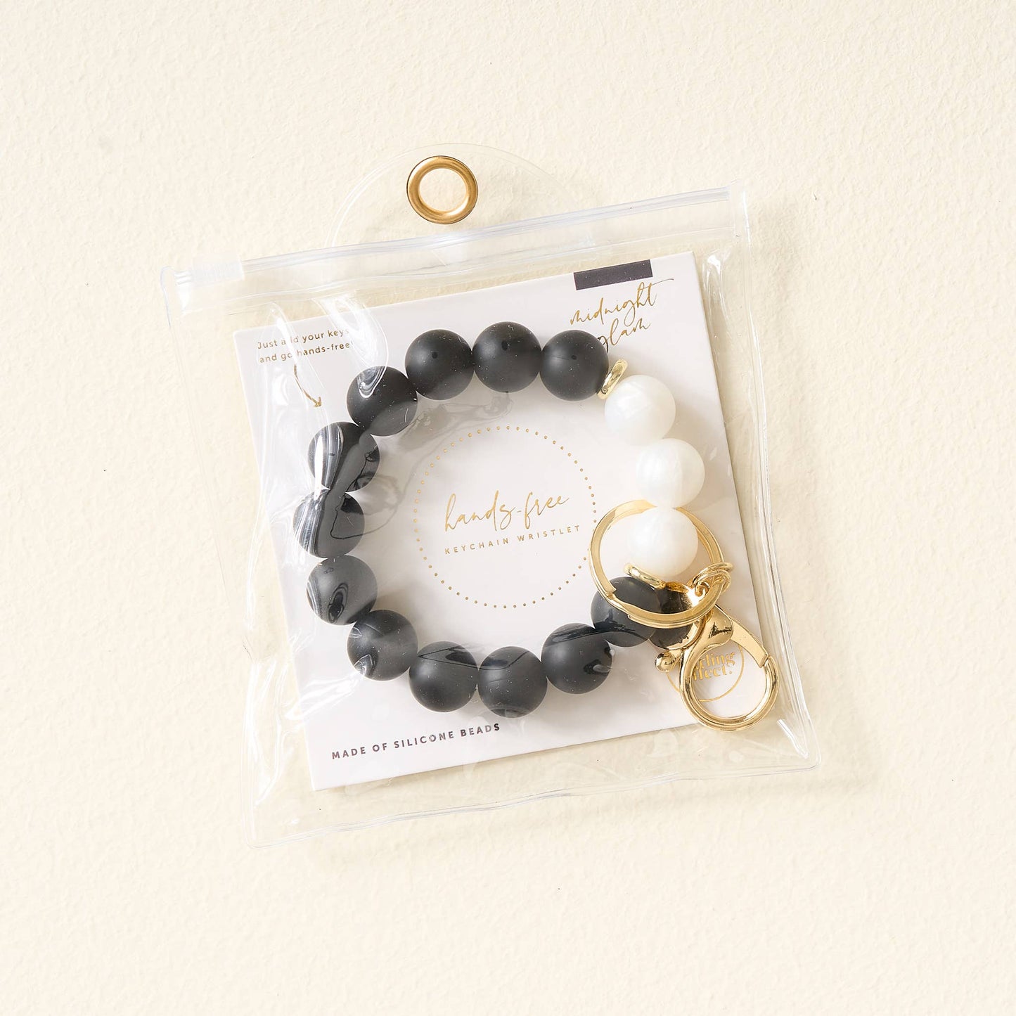 Hands-Free Keychain Wristlet | Midnight Glam