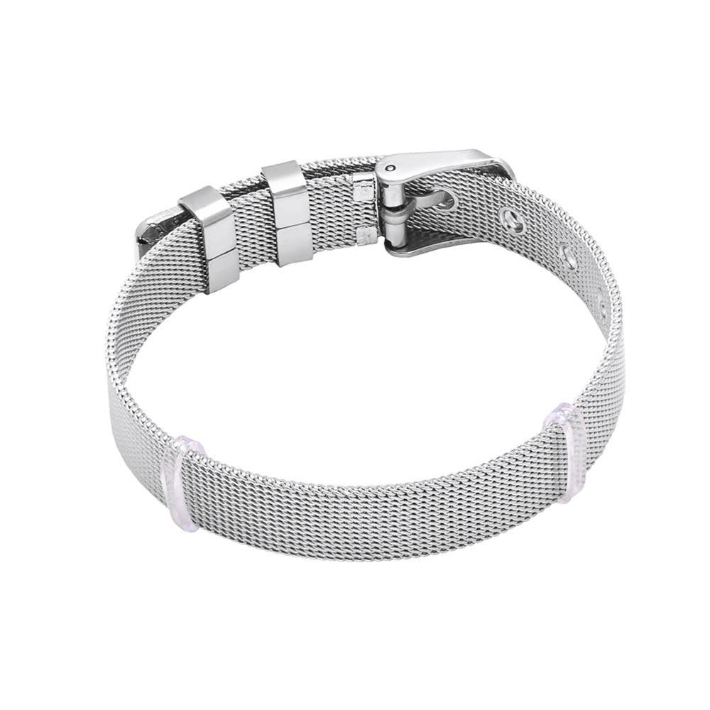 Slider Watch Charm Bracelet | Silver