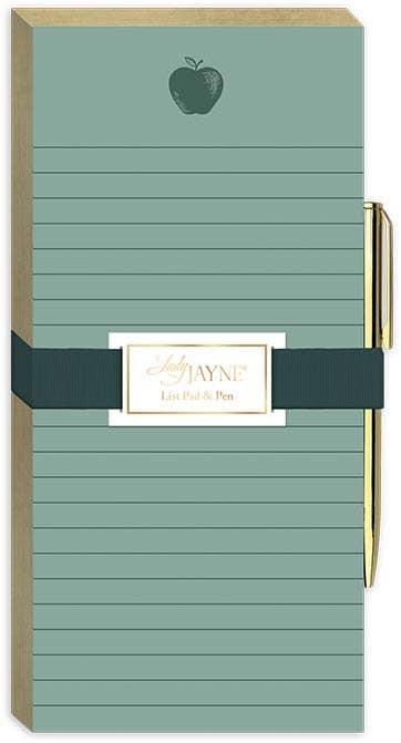 Magnetic List Pad W/ Pen | Apple