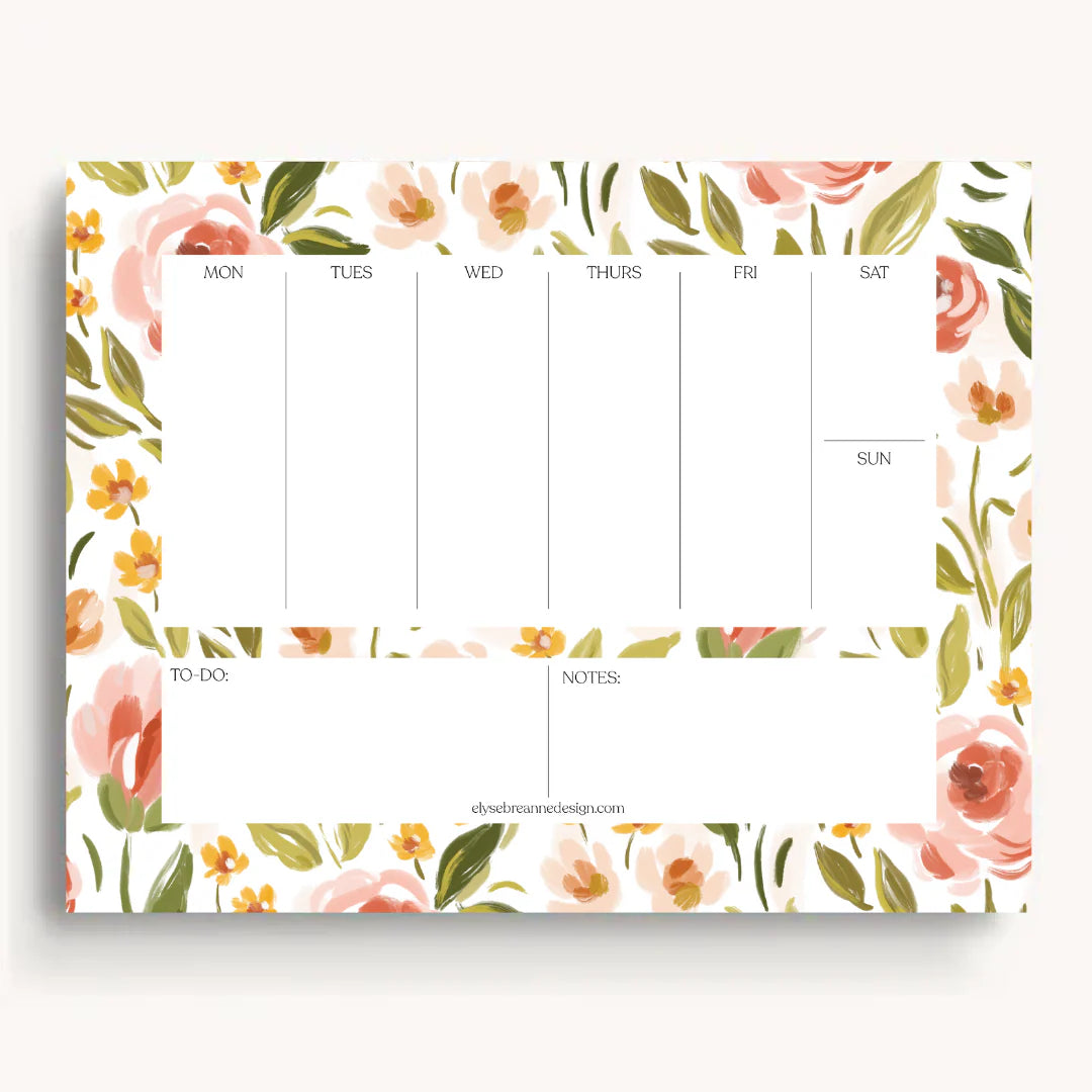 Weekly Planner Notepad