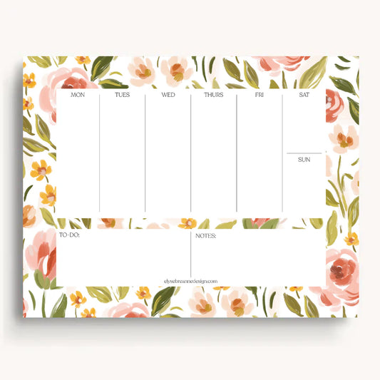 Weekly Planner Notepad