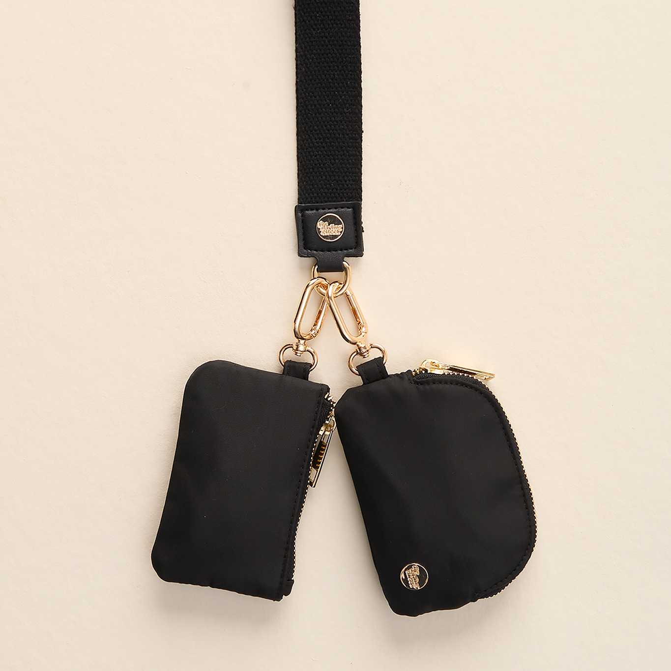 Dynamic Duo Pouch Wristlet | Black