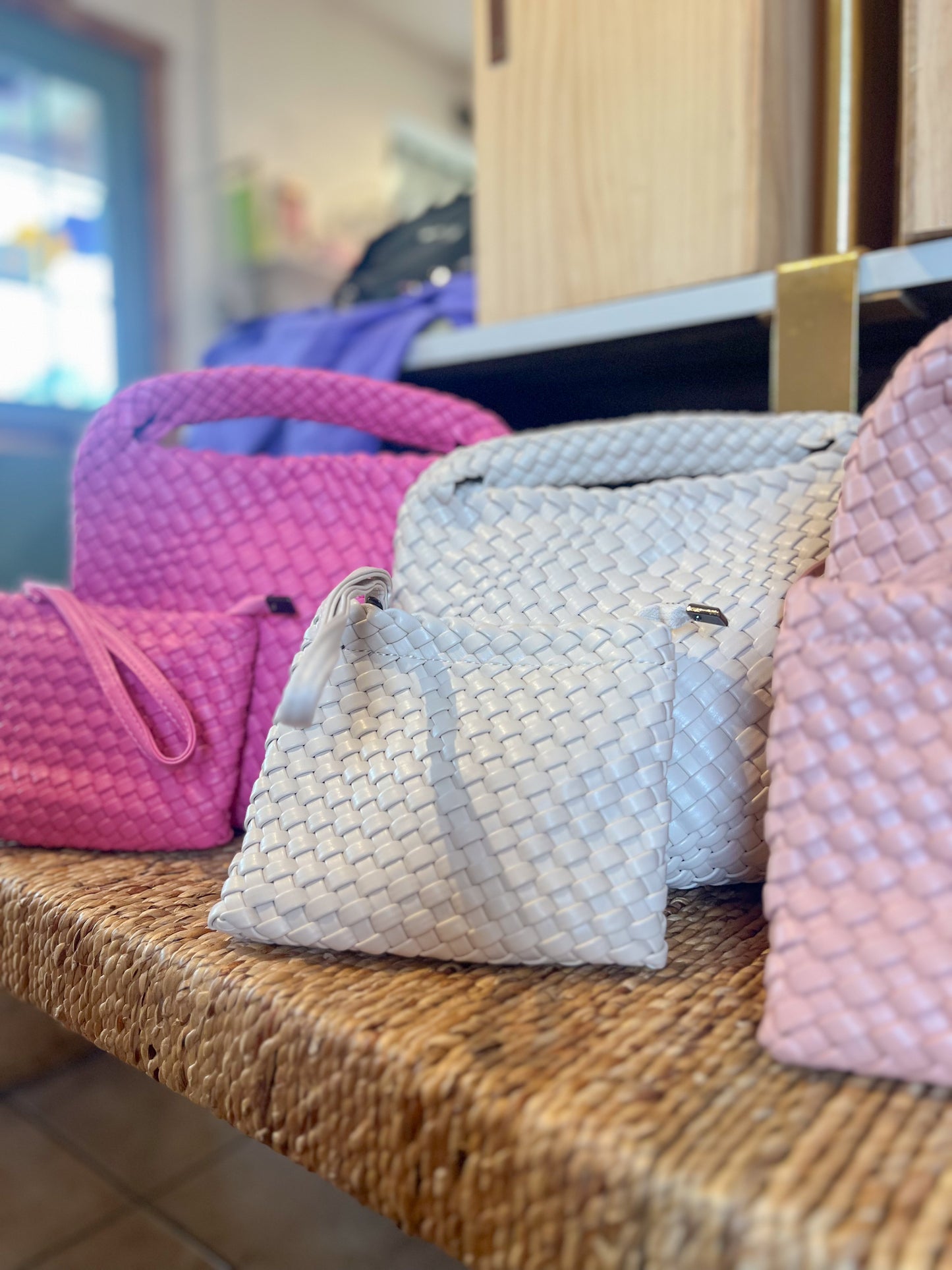 Woven Leather Crossbody Bag | Medium