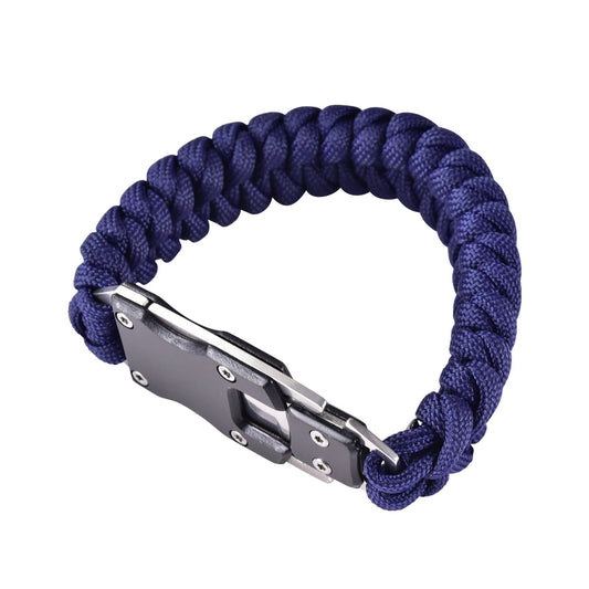 Paracord Survival Bracelet | Blue