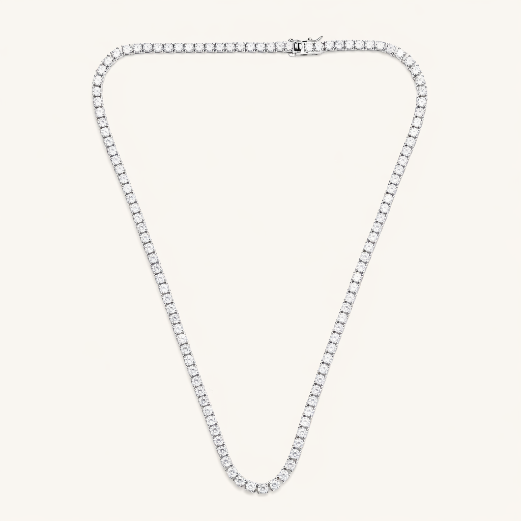 Nikki Smith Designs - Silver Gigi Tennis Necklace