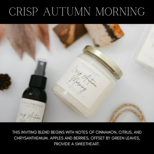 Crisp Autumn Mornings Candle | 8oz