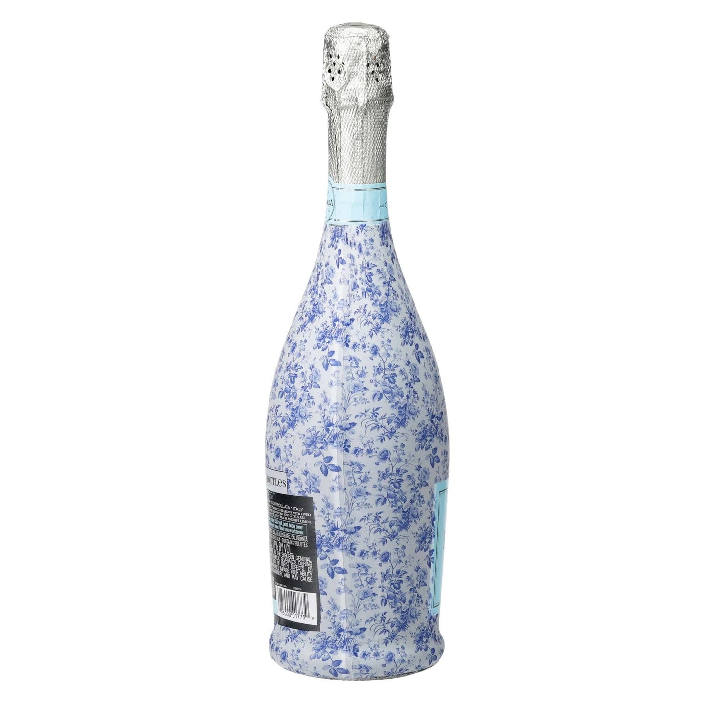 Beau Bottles Wrap | Grand-millenial Blue Floral