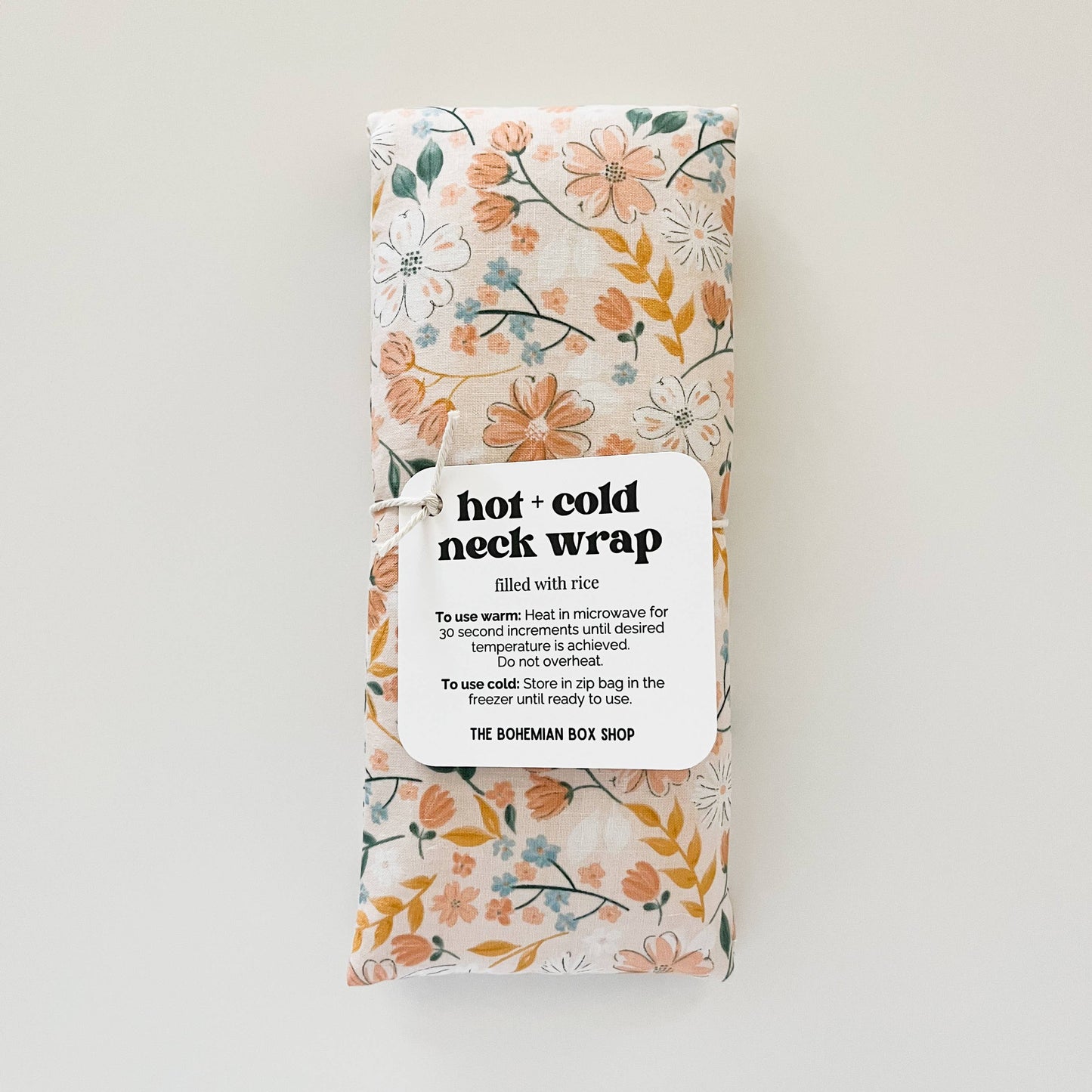 Hot & Cold Therapy Neck Wrap | Peach Bella Floral