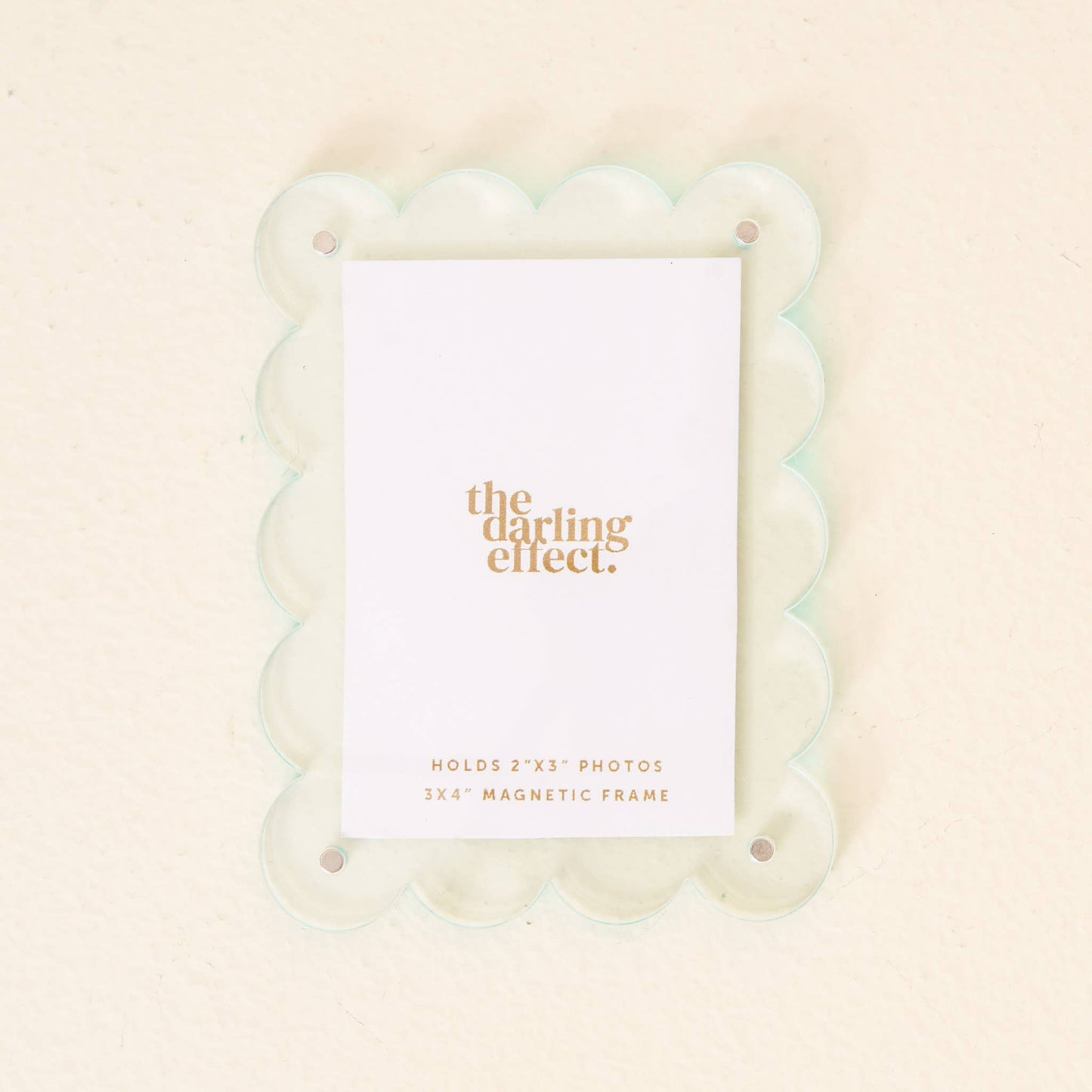 Mini Acrylic Picture Frame Magnet | Pale Blue