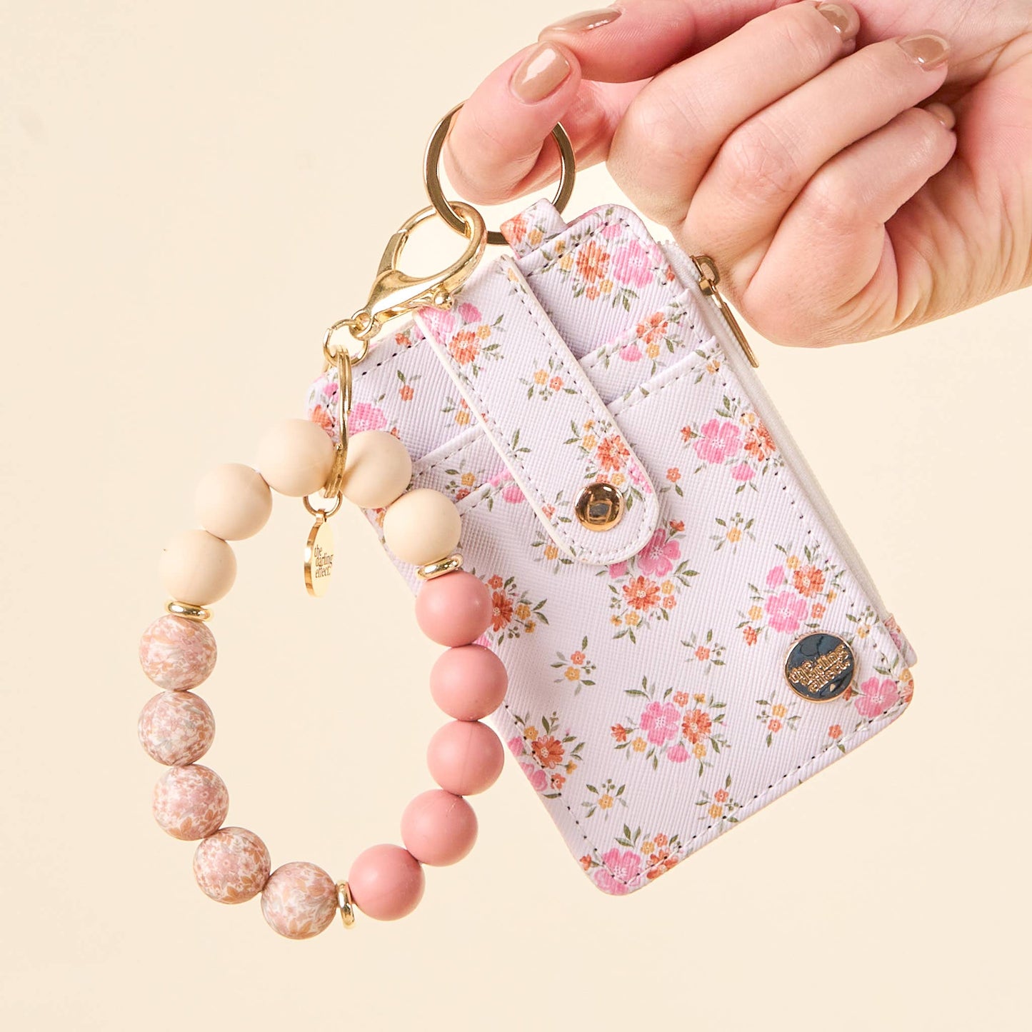 Hands-Free Keychain Wristlet | Mauve Muse