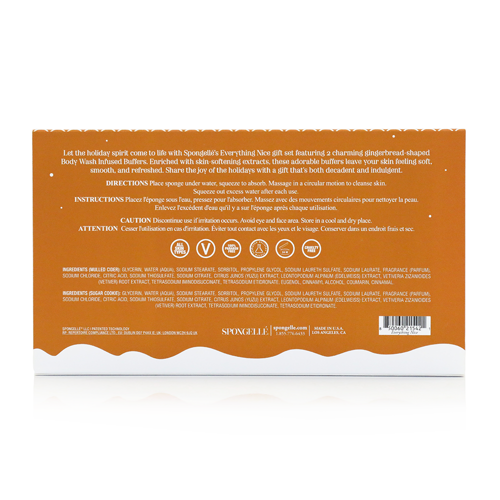 Spongellé | Everything Nice Gingerbread Holiday Gift Set