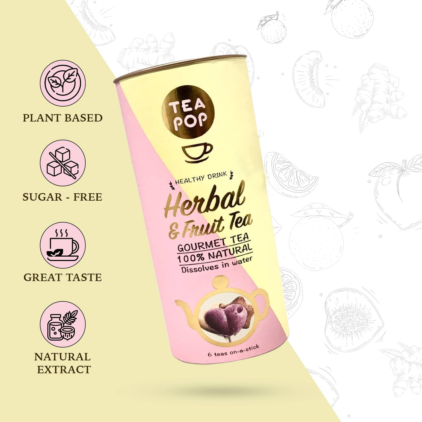 Herbal & Fruit Tea On-A-Stick!