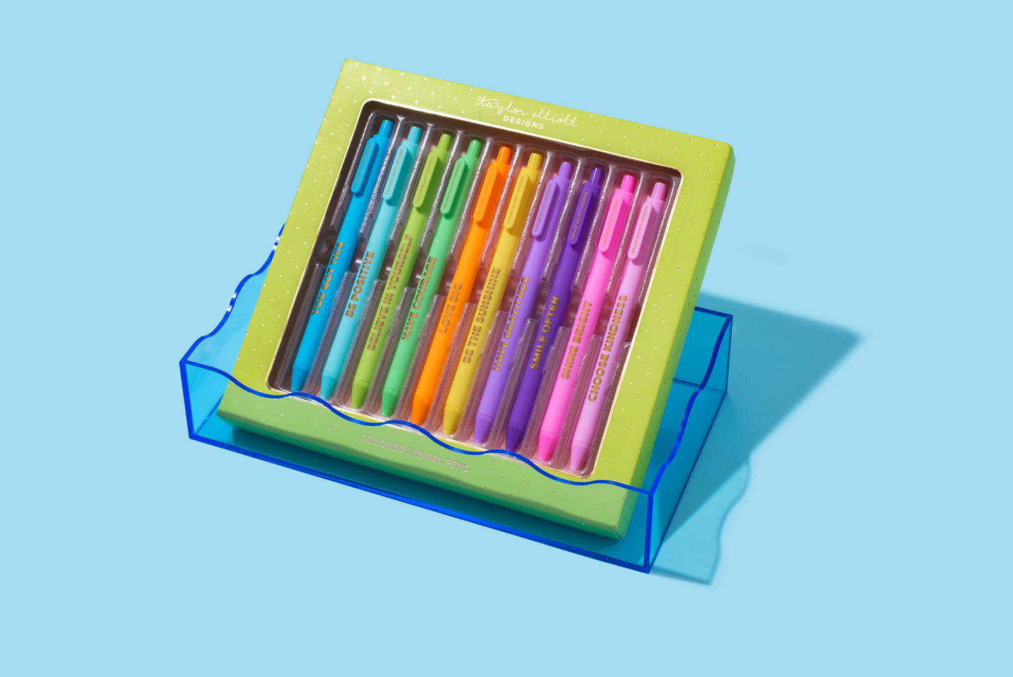 Wavy Rectangular Tray | Blue